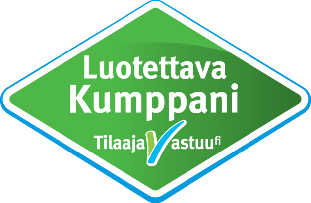 Luotettava kumppani logo